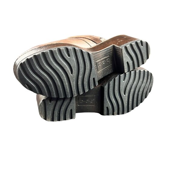 B.O.C. Womens Brown Leather Block Heel Platform Mule Clogs Shoes US sz 8 EUC - Picture 9 of 12